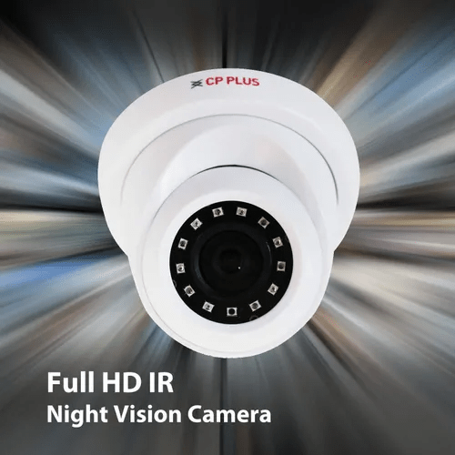 CP PLUS Infrared 1080p FHD 2.4MP Security Camera, White