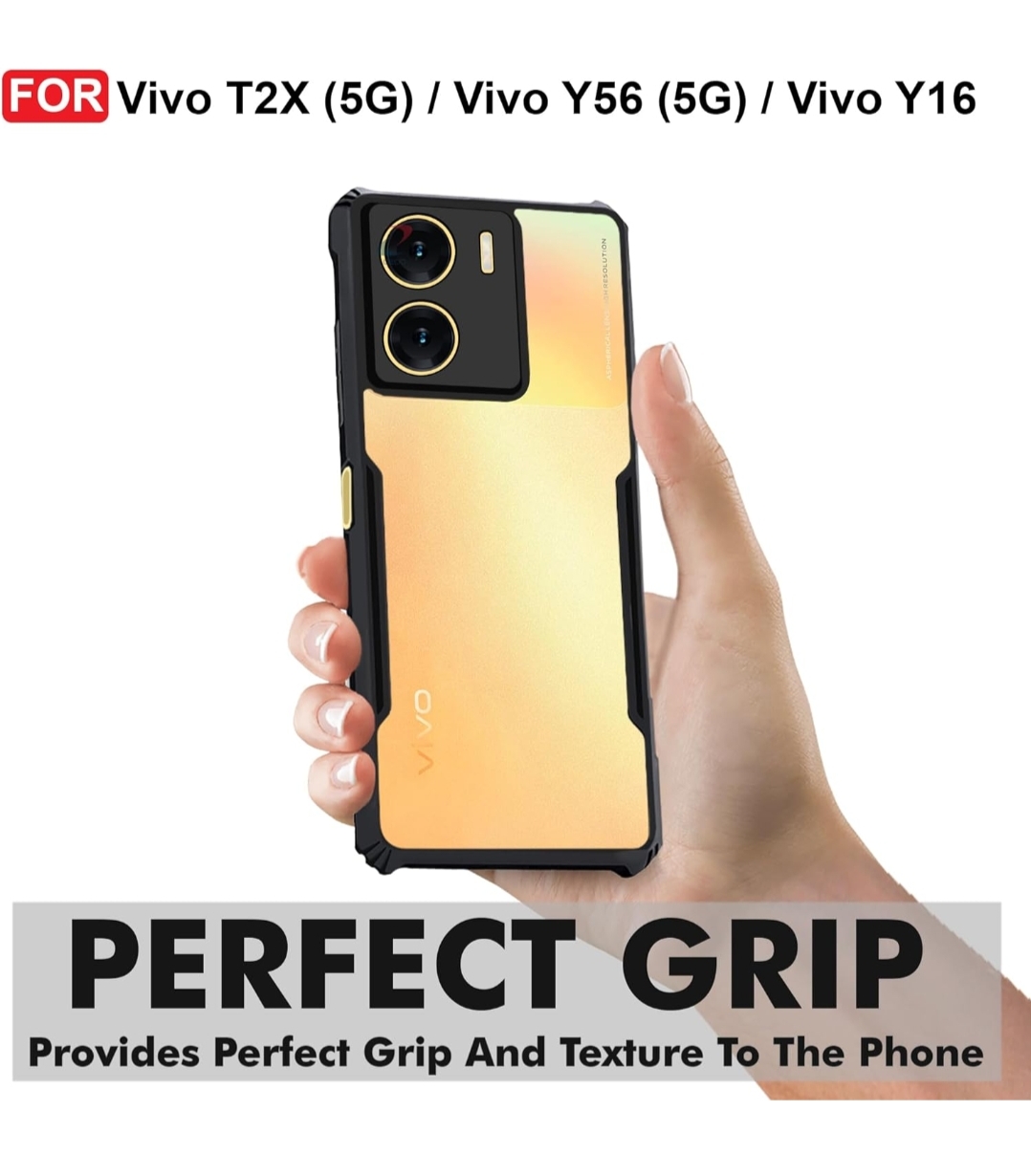 Vivo T2X / Y56 / Y16 Cover | Camera Protection Shockproof