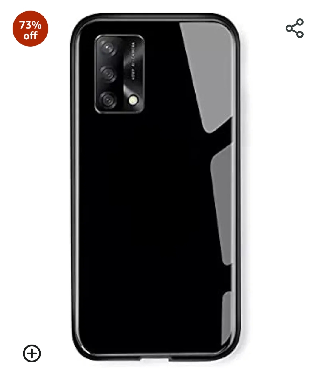 Oppo F19 (Black Glass backcover)